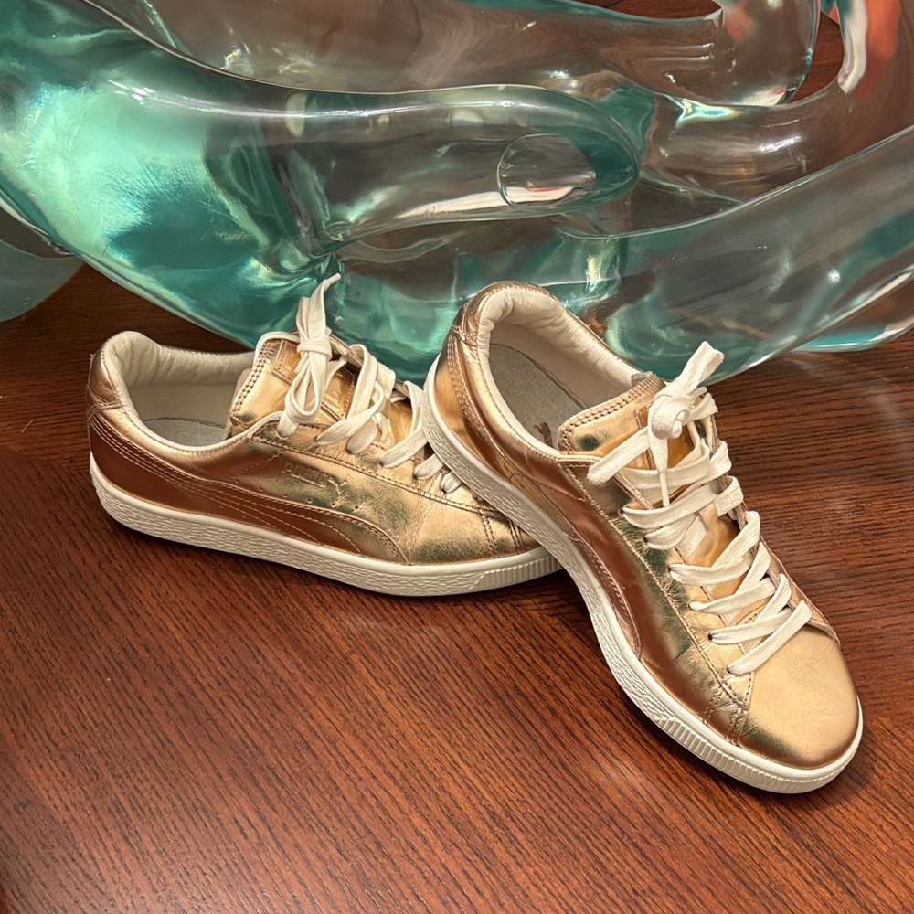 Puma Metallic Rose Gold Women's Sneakers